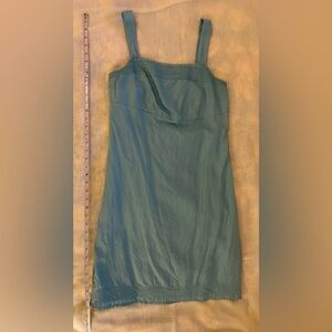 Old Navy Linen Light Blue Dress